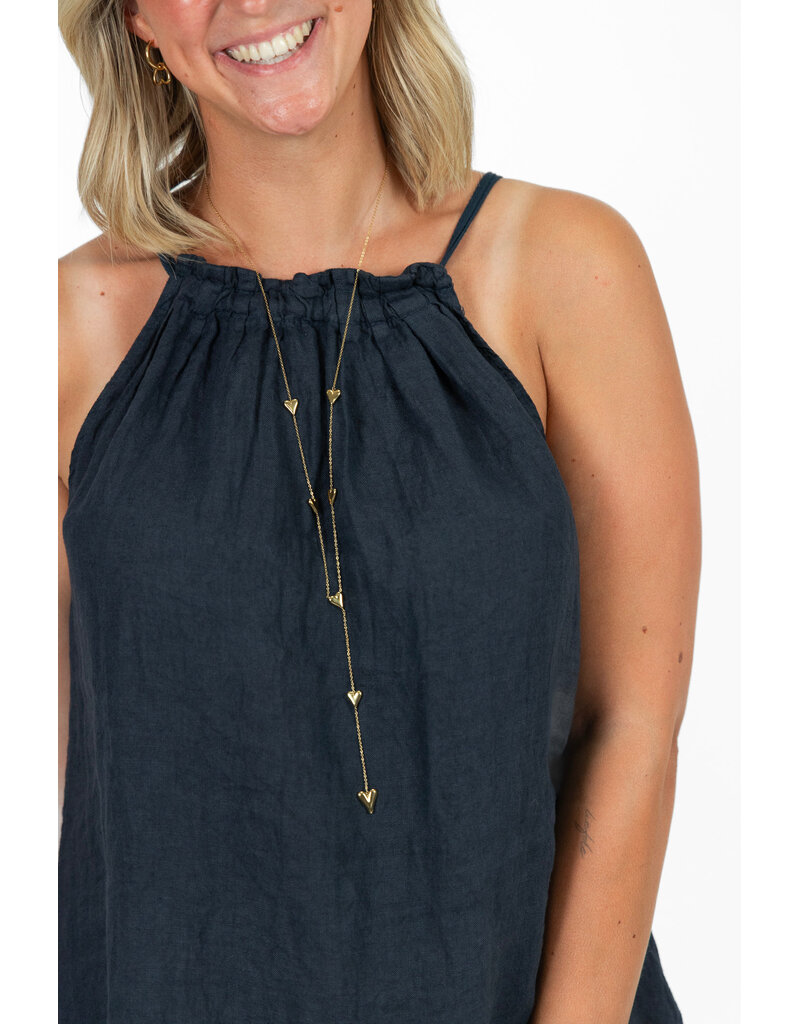 21Jewelz Jurkje met spaghettibandjes - donkerblauw