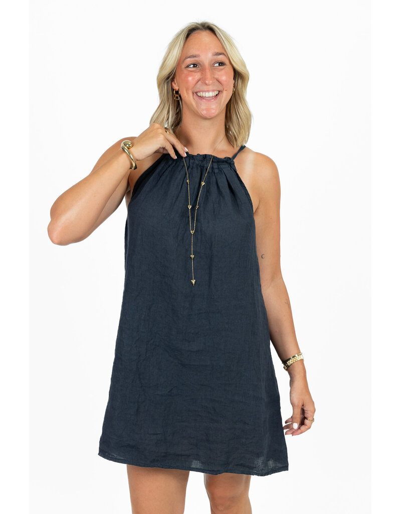 21Jewelz Jurkje met spaghettibandjes - donkerblauw