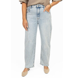 21Jewelz Destroyed barrel jeans - blauw