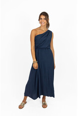 21Jewelz One shoulder jurk - donkerblauw