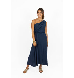 21Jewelz One shoulder jurk - donkerblauw