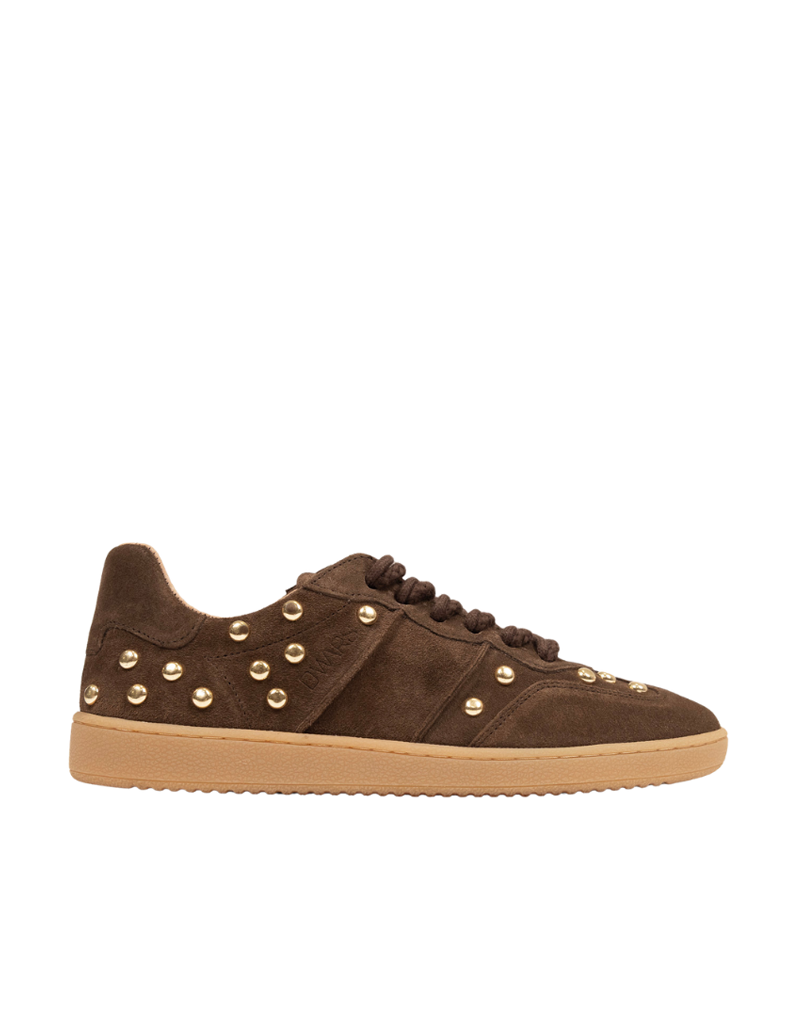 21Jewelz DWRS | Poona big studs - Dark brown