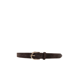21Jewelz Musthave gold detailed riem - suede donkerbruin