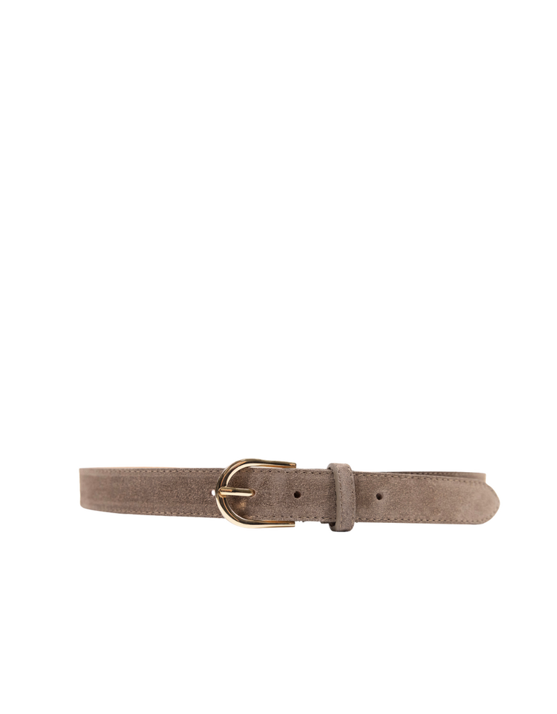 21Jewelz Musthave gold detailed riem - suede taupe