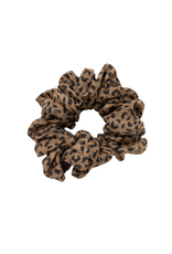 21Jewelz Panterprint scrunchie - taupe