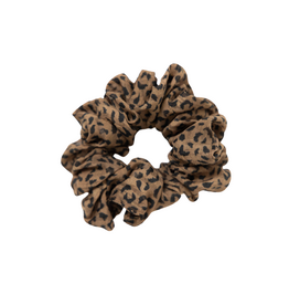 21Jewelz Panterprint scrunchie - taupe