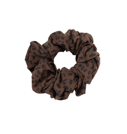 21Jewelz Panterprint scrunchie - donkerbruin