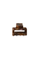 21Jewelz Mini haarklem - marmer bruin