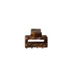 21Jewelz Mini haarklem - marmer bruin