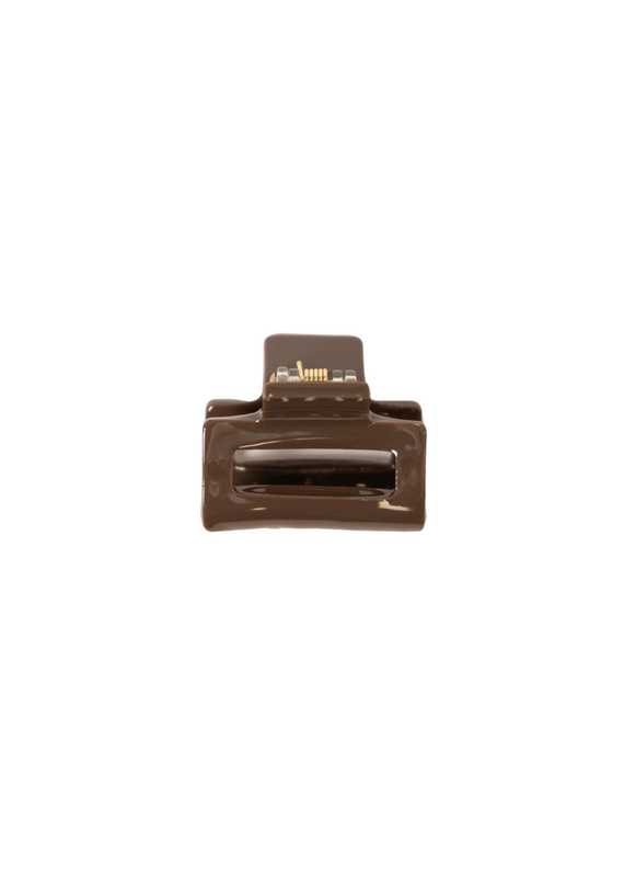 21Jewelz Mini haarklem - donkerbruin