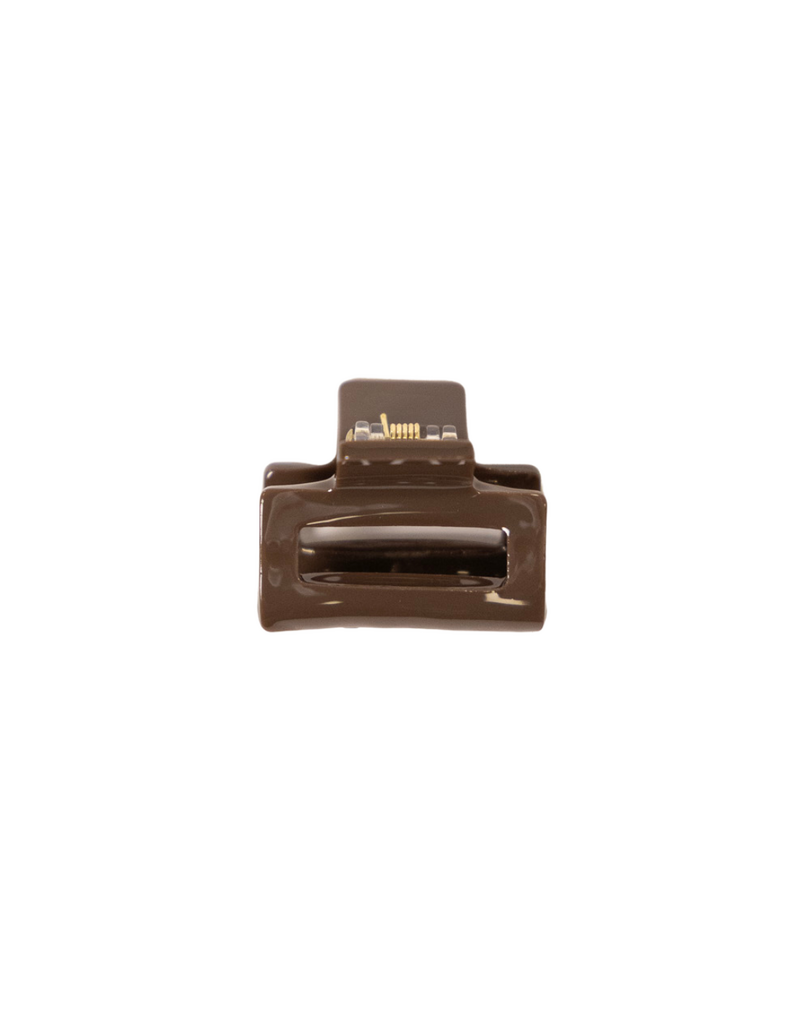 21Jewelz Mini haarklem - donkerbruin