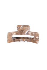 21Jewelz Grote haarklem - marmer taupe