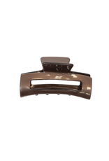 21Jewelz Effen grote haarklem - metallic bruin