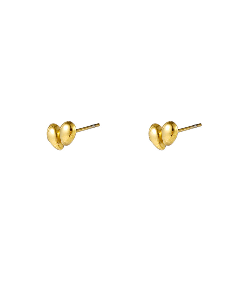 Go Dutch Label D&E - Double drop stud - goud