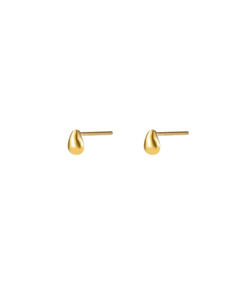 Go Dutch Label D&E - Drop studs mini- goud