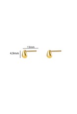 Go Dutch Label D&E - Drop studs mini- goud