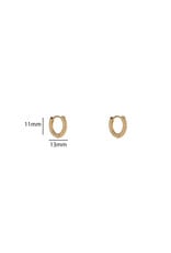 Go Dutch Label D&E - Propeller hoop 10mm - goud