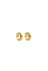 Go Dutch Label D&E - Gouden oorringen 13mm