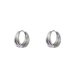 Go Dutch Label D&E | Bold double line - zilver