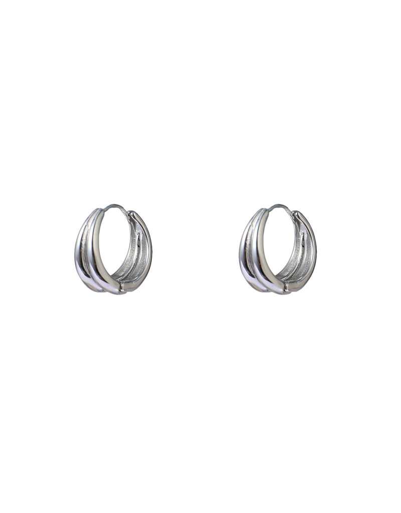 Go Dutch Label D&E | Bold double line - zilver