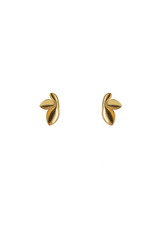 Go Dutch Label D&E - Small lily stud - goud