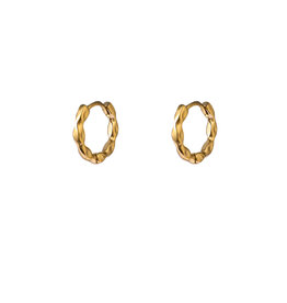 Go Dutch Label D&E | Hammered hoop - goud