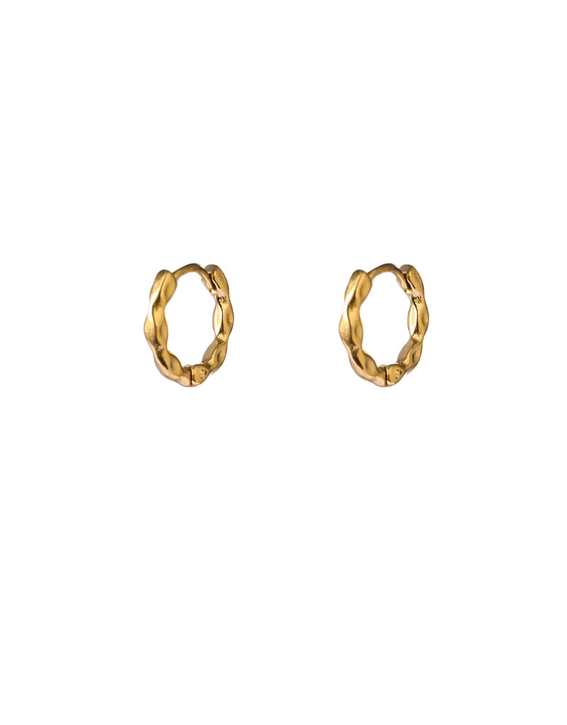 Go Dutch Label D&E | Hammered hoop - goud