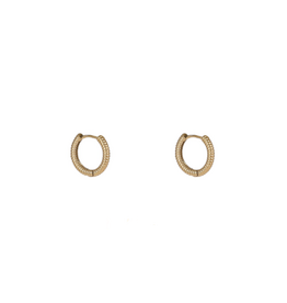 Go Dutch Label D&E | Propeller hoop 12mm - goud