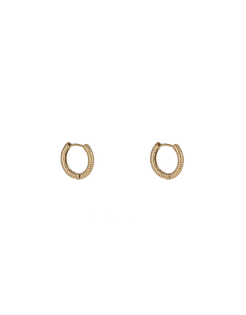 Go Dutch Label D&E | Propeller hoop 12mm - goud