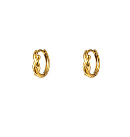 Go Dutch Label D&E | Knotted hoop - goud