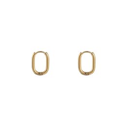 Go Dutch Label D&E | Kleine ovale oorringen - goud
