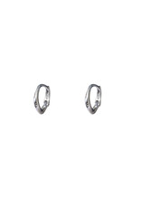 Go Dutch Label D&E | Hammered hoop - zilver