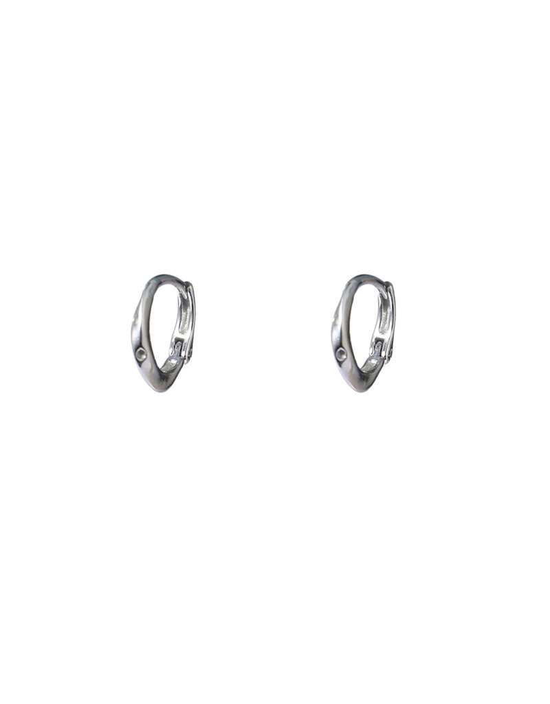 Go Dutch Label D&E | Hammered hoop - zilver