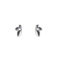 Go Dutch Label D&E | Small lily stud - zilver