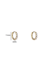 Go Dutch Label D&E | Pearl hoop - 10 mm