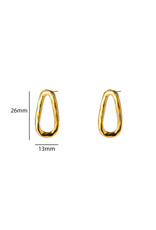 Go Dutch Label D&E | Open oval stud