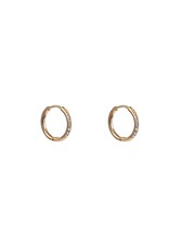 Go Dutch Label D&E - Sparkle Hoop 15mm - goud