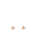 Go Dutch Label D&E | Drie bolletjes studs - goud