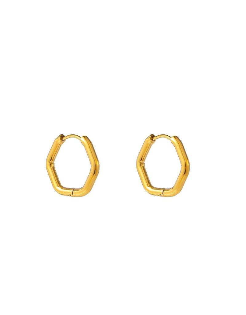 Go Dutch Label D&E - Octagon hoop - goud