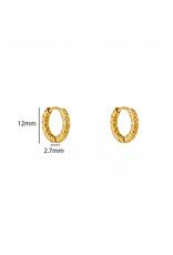 Go Dutch Label D&E | Hammered hoop 12 mm