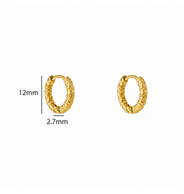 Go Dutch Label D&E | Hammered hoop 12 mm