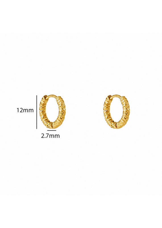 Go Dutch Label D&E | Hammered hoop 12 mm