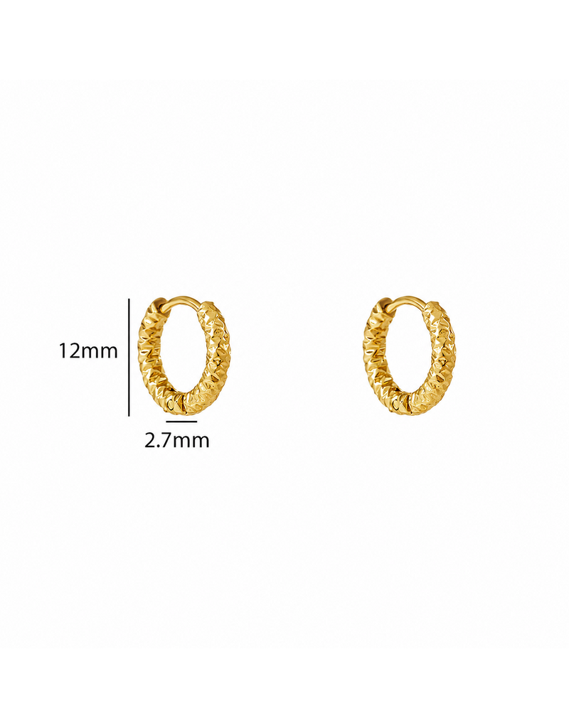 Go Dutch Label D&E | Hammered hoop 12 mm