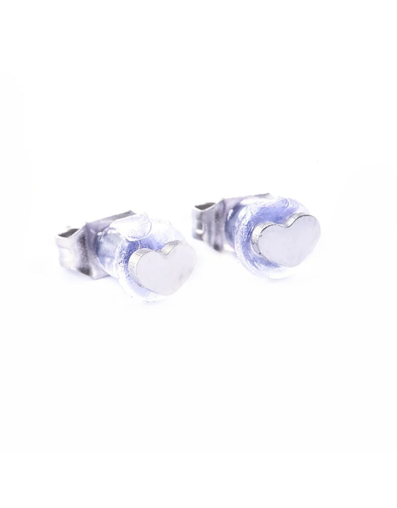 Go Dutch Label D&E | Heart studs - zilver