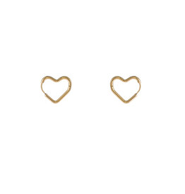 Go Dutch Label D&E - Smalle hartjes ringen - goud