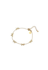 Go Dutch Label D&E | Mini bow bracelet - goud
