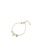 Go Dutch Label D&E - Heart Wave Bracelet