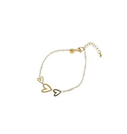 Go Dutch Label D&E - Heart Wave Bracelet