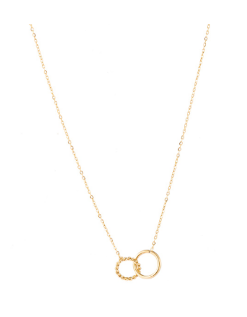 Go Dutch Label D&E - Ketting Double Hoop