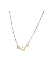 Go Dutch Label D&E - Heart wave necklace